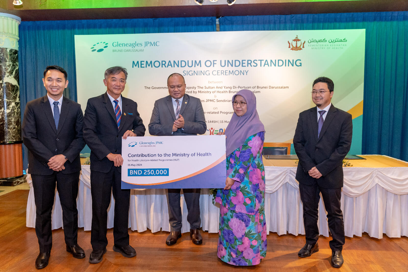 MOU Signing ceremony with MOH